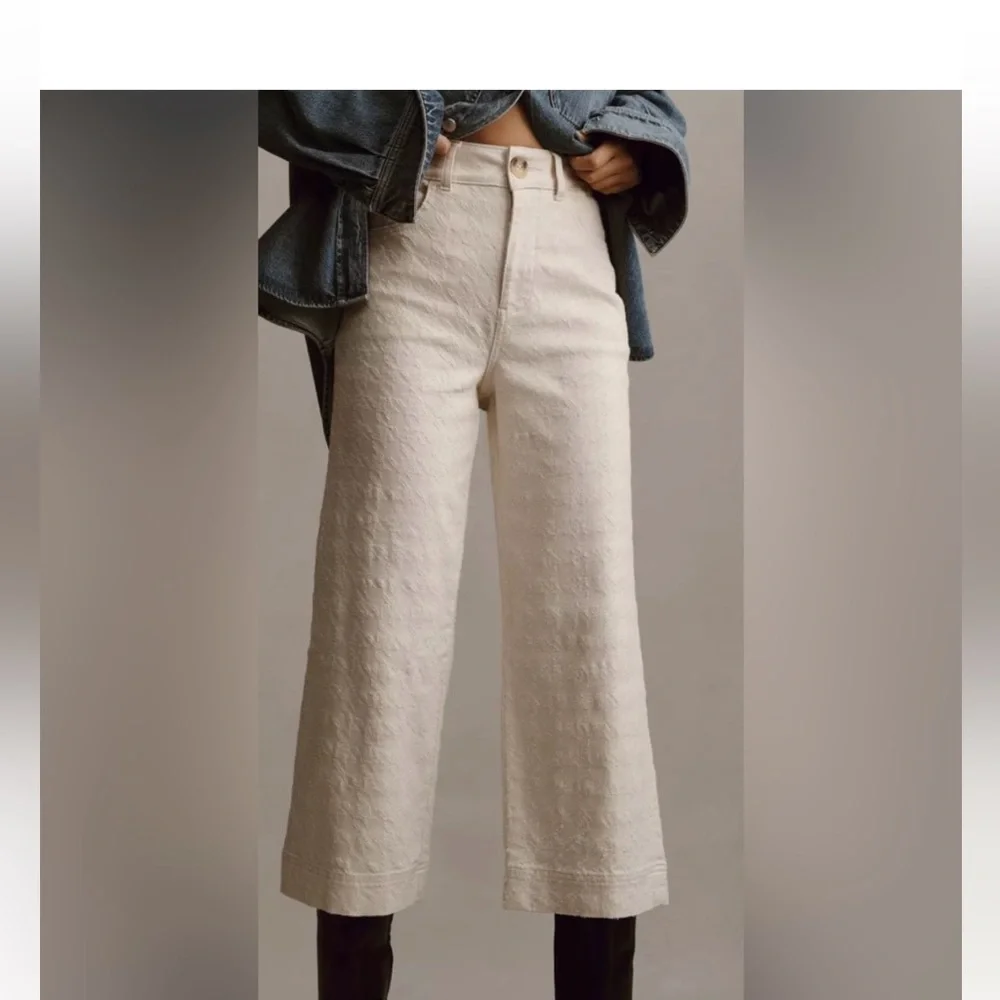 Pilcro Anthropologie the Skipper wide leg pants size 30 - Picture 2 of 6